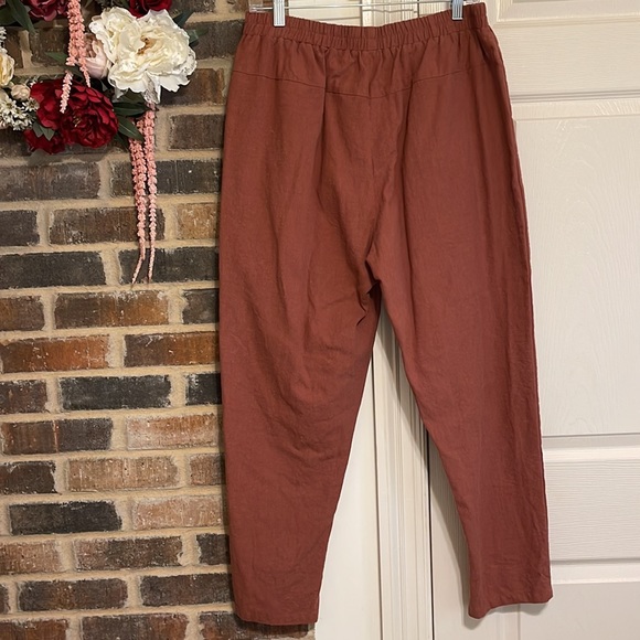 Linen and cotton pants - Picture 2 of 5